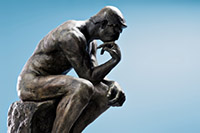 The Thinker by Rodin